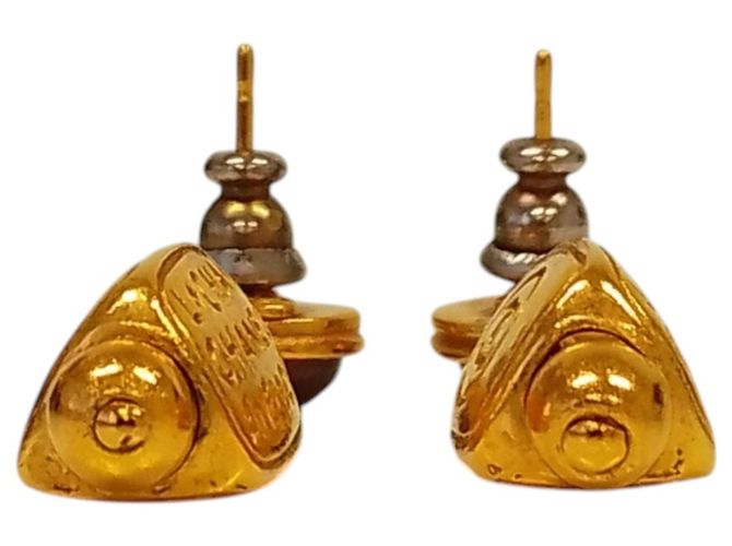 Timeless Orecchini Chanel Vintage Gripoix Swing D'oro - vista 6