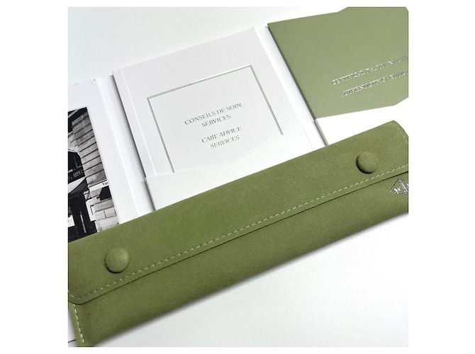 Bracciale Vintage Alhambra in oro giallo 18K e malachite con diamanti Van Cleef & Arpels D'oro Verde - vista 12