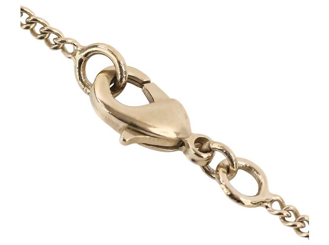 Collana a catena con perle e logo Coco di Chanel D'oro - vista 7