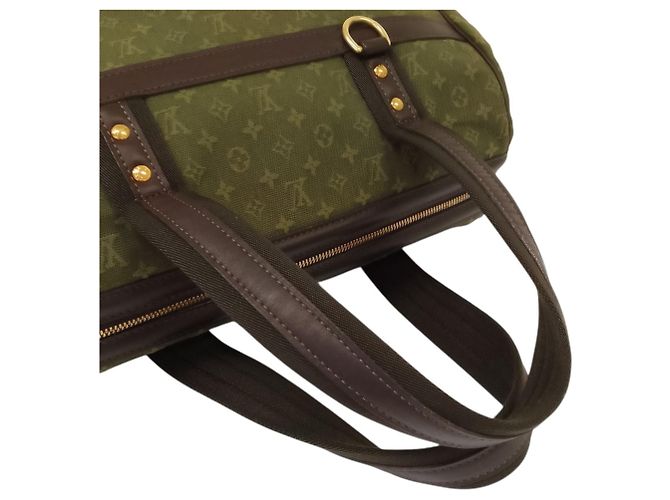 Borsa Boston Louis Vuitton Monogram Mini Josephine GM Marrone Cachi - vista 7