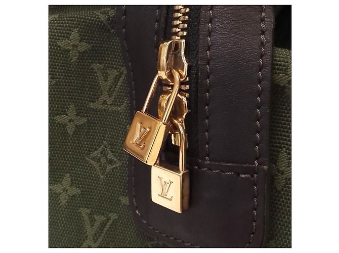 Borsa Boston Louis Vuitton Monogram Mini Josephine GM Marrone Cachi - vista 9