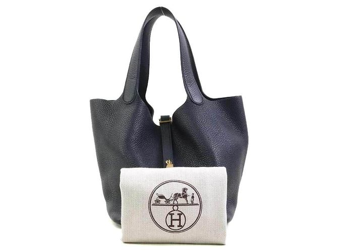Hermès Borsa Hermes Picotin Lock MM 22 Nero - vista 17