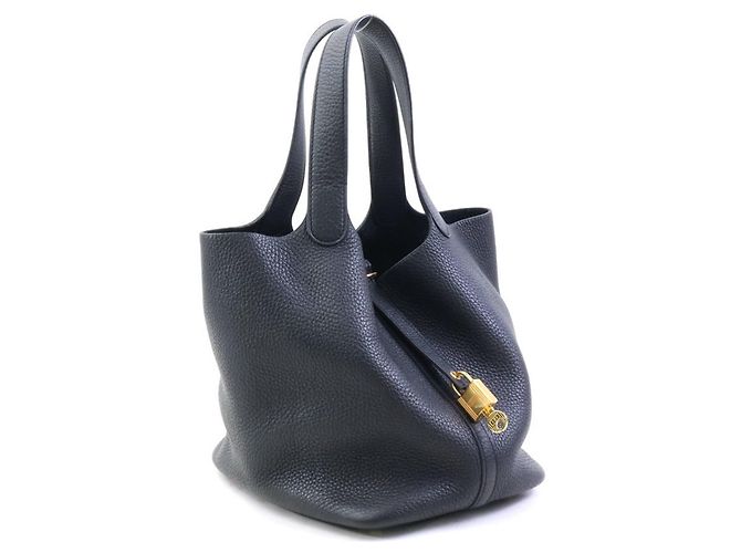 Hermès Borsa Hermes Picotin Lock MM 22 Nero - vista 2