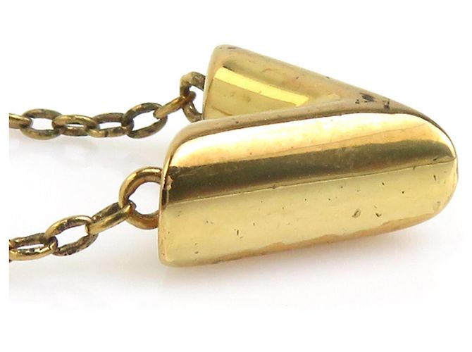 Collana Louis Vuitton Essential V Metal D'oro - vista 2