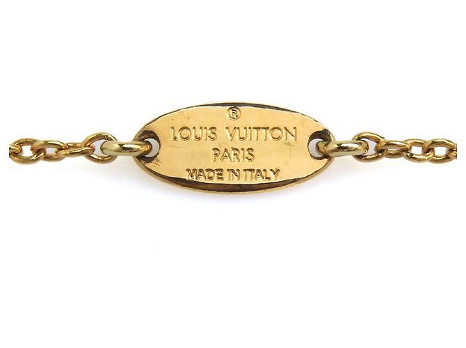 Collana Louis Vuitton Essential V Metal D'oro - vista 8