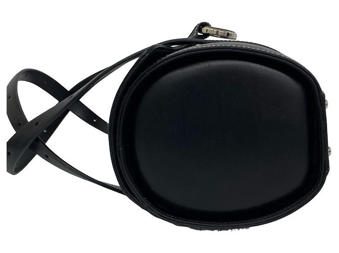 Mini borsa Boston Loewe in pelle nera Nero - vista 5