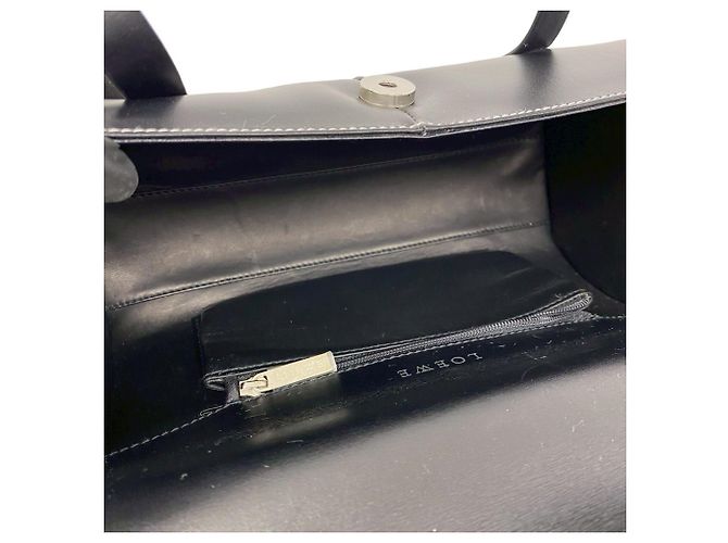 Mini borsa Boston Loewe in pelle nera Nero - vista 9