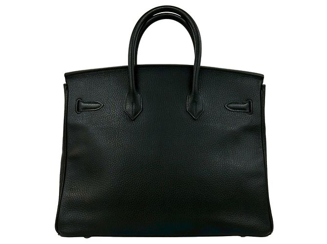 Hermès Borsa Hermes Birkin 35 Ardennes Mini Tote Bag Nero - vista 3