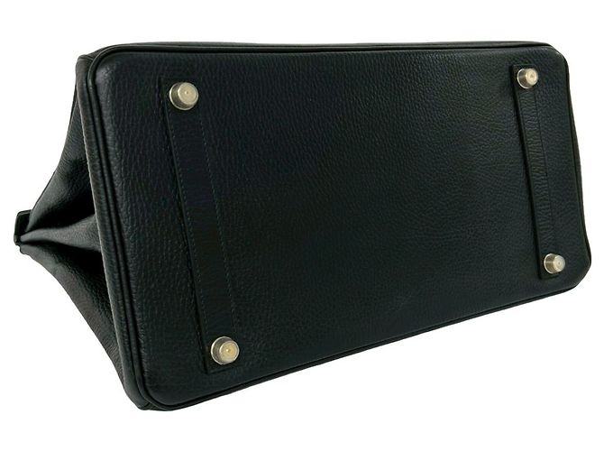 Hermès Borsa Hermes Birkin 35 Ardennes Mini Tote Bag Nero - vista 7