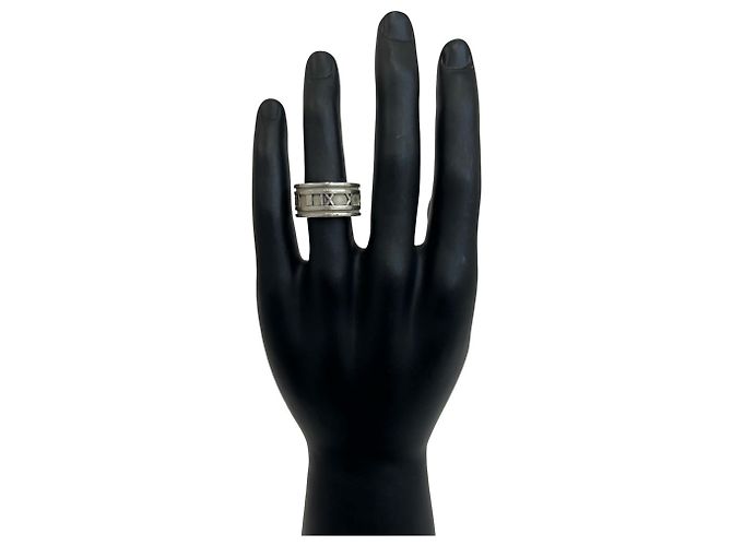 Tiffany & Co Anello largo Tiffany Vintage Atlas in argento 925 - vista 2