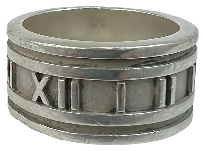 Tiffany & Co Anello largo Tiffany Vintage Atlas in argento 925 - vista 6