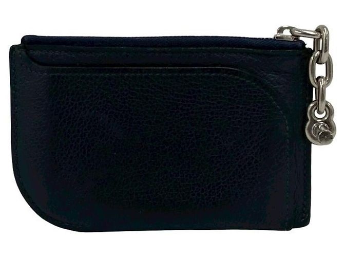 Hermès HERMES Evercolor Chain Fragment Case Blu navy - vista 2