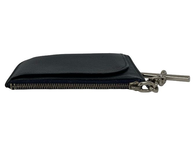 Hermès HERMES Evercolor Chain Fragment Case Blu navy - vista 3
