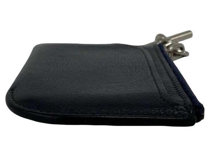 Hermès HERMES Evercolor Chain Fragment Case Blu navy - vista 5