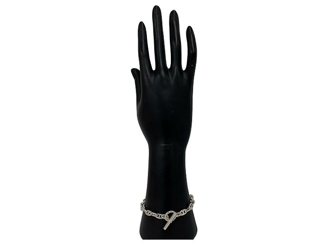 Hermès HERMES Chaine d'Ancre TPM 24-Link Charm Bracelet Argento - vista 2