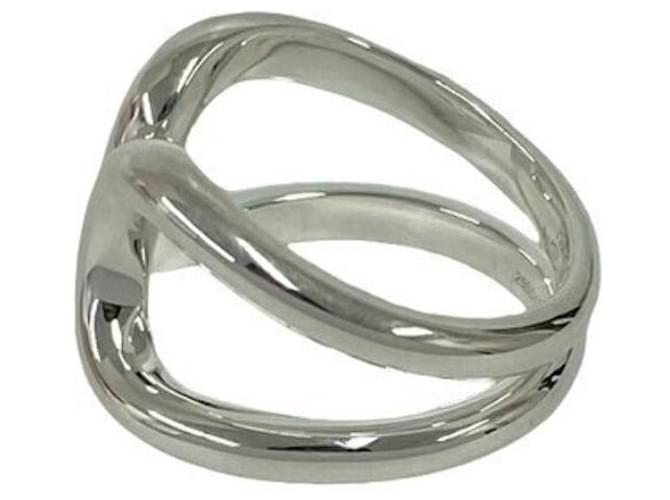 Ring Hermès Anello Lima Band Hermes Argento - vista 4