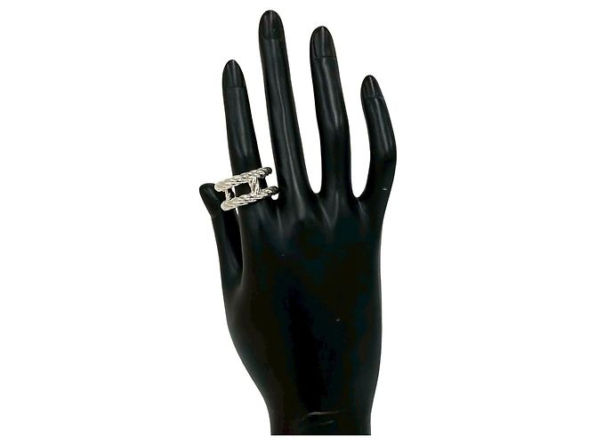 Ring Hermès Anillo Aleja Hermes Plata - vista 2
