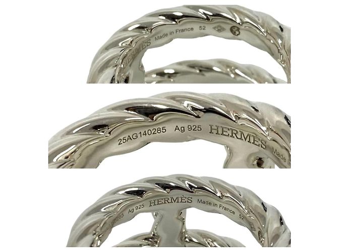 Ring Hermès Anillo Aleja Hermes Plata - vista 3