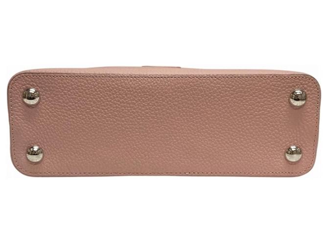 Borsa Louis Vuitton Capucines BB Rosa - vista 3
