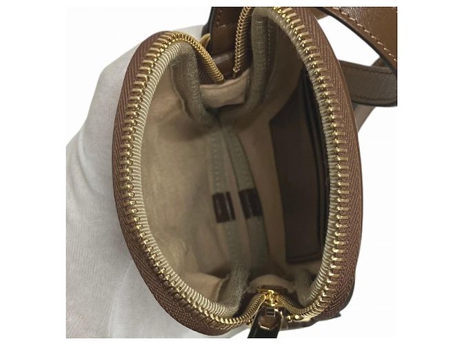 Borsa a Spalla Gucci Beige Marrone - vista 6