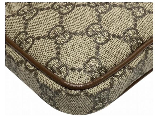 Borsa a Spalla Gucci Beige Marrone - vista 7
