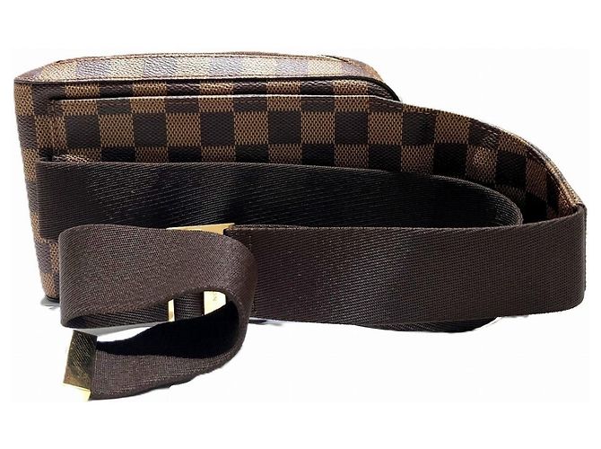 Borsa a tracolla Louis Vuitton Geronimos Marrone - vista 2