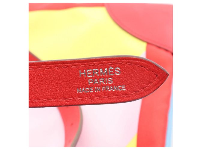 Hermès Blue Silk and Swift Brides de Gala Silky City PM - vista 4