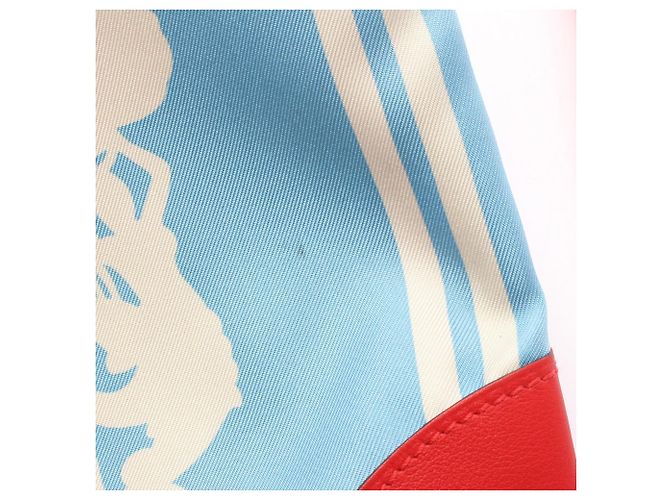 Hermès Blue Silk and Swift Brides de Gala Silky City PM - vista 7