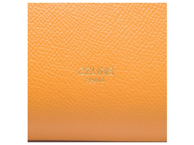 Céline Celine Yellow Micro Grained Calfskin Belt Bag Mustard - view 5