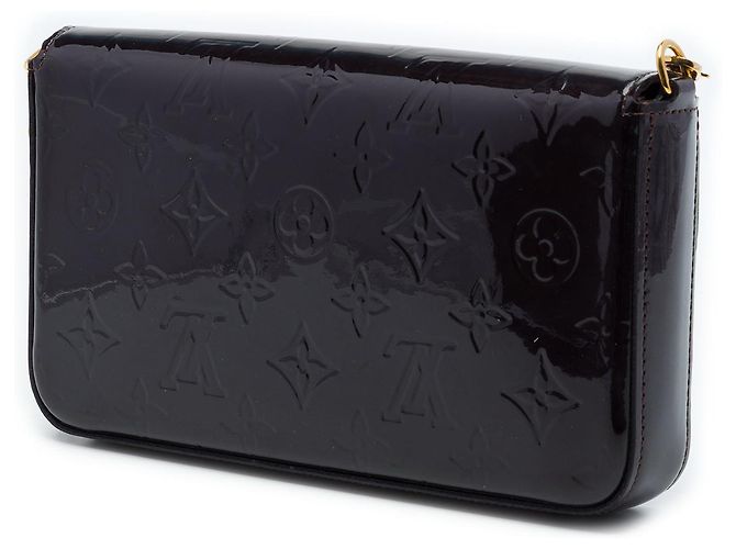 Louis Vuitton Pochette Felicie en Vernis Monogramme Violet - vue 2