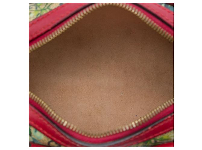 Borsa Boston Mini GG Supreme Blooms beige Gucci - vista 4