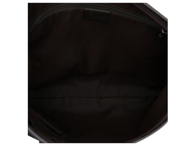 Gucci Borsa a tracolla Abbey GG Nylon marrone con anello a D Marrone scuro - vista 4