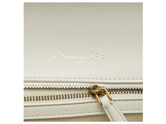 Diorama Flap in agnello borchiato bianco Medium Crudo - vista 5