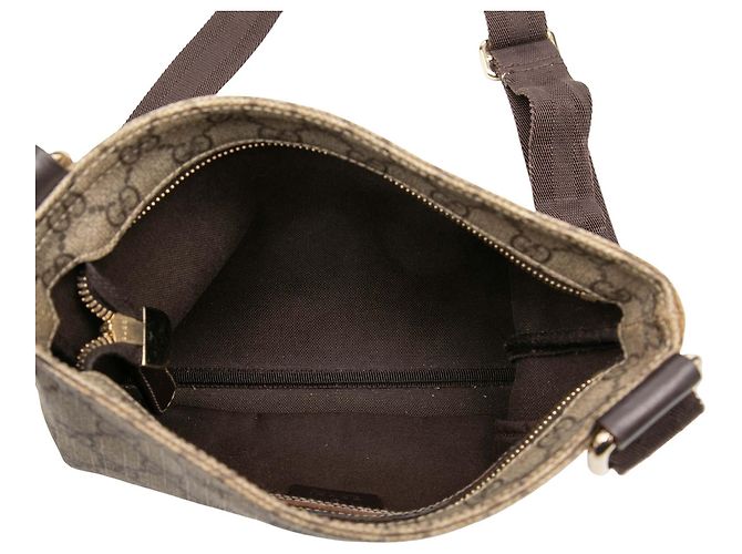 Gucci Beige GG Supreme Crossbody - vista 4