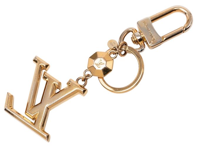 Louis Vuitton Portachiavi e Charm per borsa LV Facettes placcato oro D'oro - vista 2