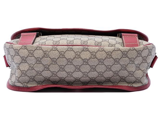 Gucci Beige GG Supreme Web Crossbody - vista 3