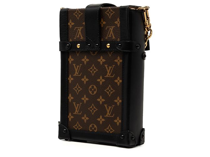 Louis Vuitton Braun Monogram Pochette Trunk Verticale - Ansicht 2