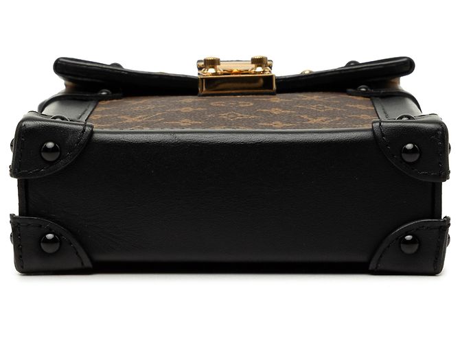 Louis Vuitton Braun Monogram Pochette Trunk Verticale - Ansicht 3