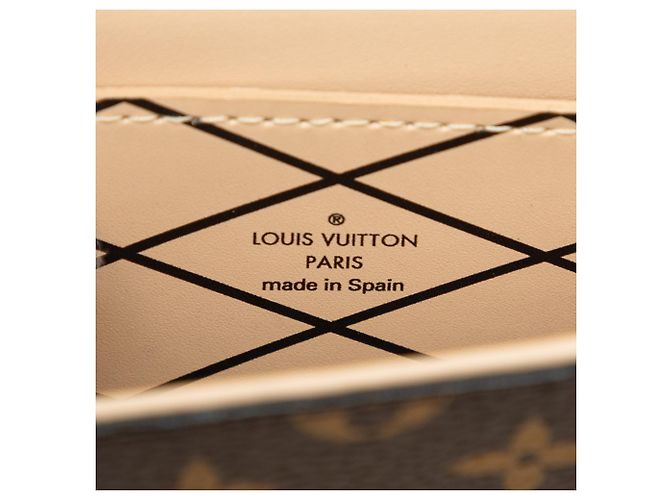 Louis Vuitton Braun Monogram Pochette Trunk Verticale - Ansicht 5