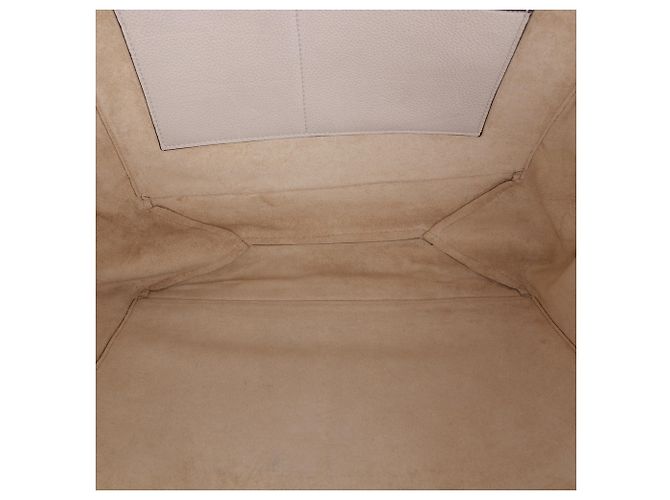 Céline Celine Beige Medium Grained Calfskin Trifold Tote - Ansicht 4