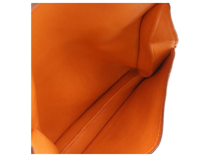 Tarjetero Togo Orange Dogon Hermès Naranja - vista 3