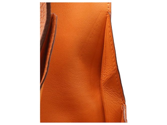 Tarjetero Togo Orange Dogon Hermès Naranja - vista 7
