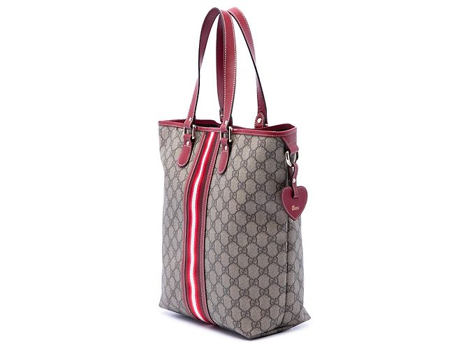 Tote Gucci Beige GG Supreme Web - vista 2