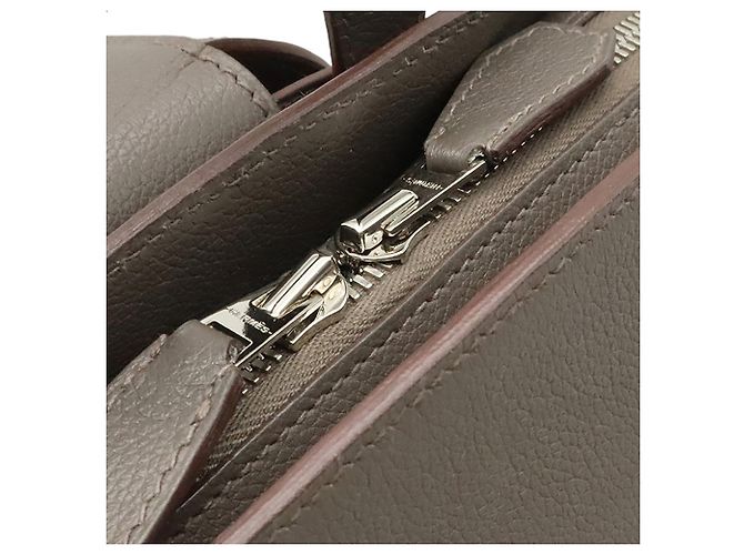 Hermès Cityback 27 Evercolor marrone Taupe - vista 5