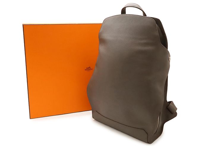 Hermès Cityback 27 Evercolor marrone Taupe - vista 9