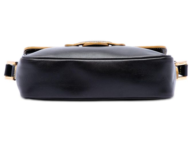 Fendi Nero in pelle liscia crossbody - vista 3