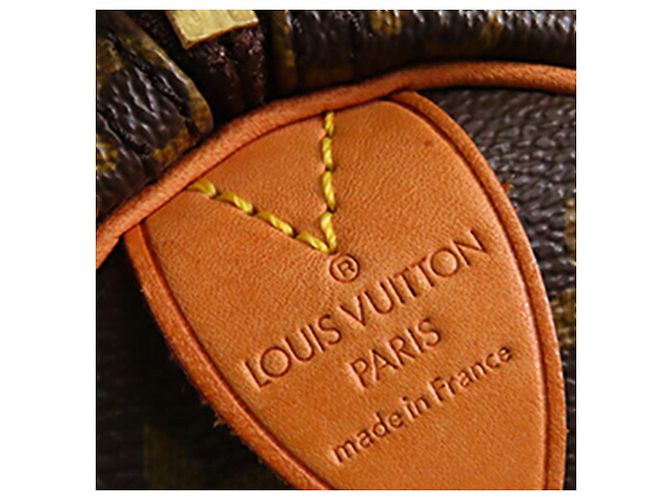 Louis Vuitton Marrone Monogram Speedy 25 - vista 5