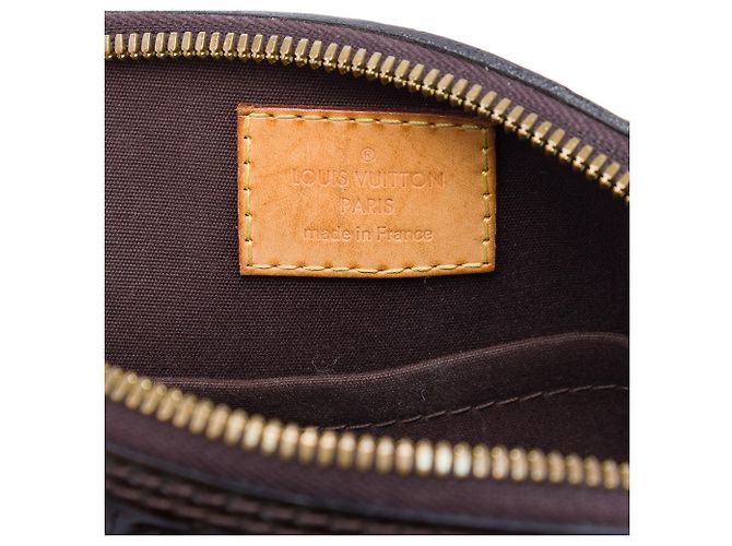Louis Vuitton Alma BB in Monogram Vernis viola Porpora - vista 5