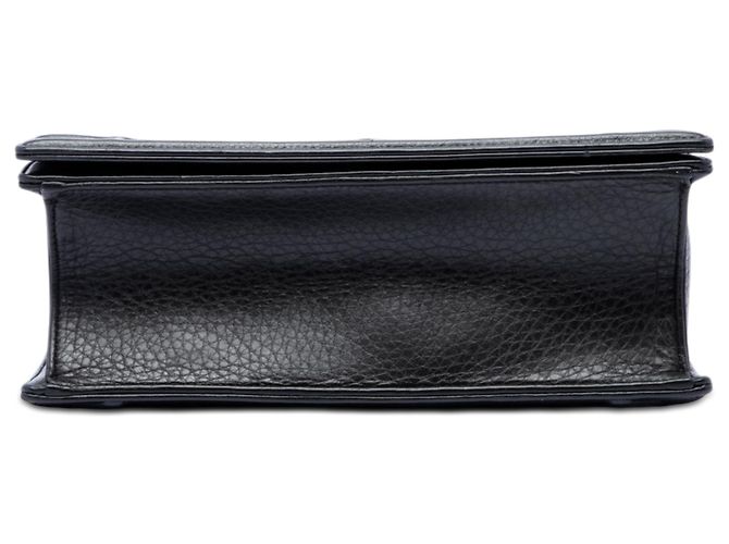 Dior Black Medium Calfskin Diorama Flap Nero - vista 3