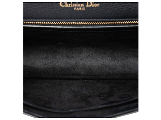 Dior Black Medium Calfskin Diorama Flap Nero - vista 4